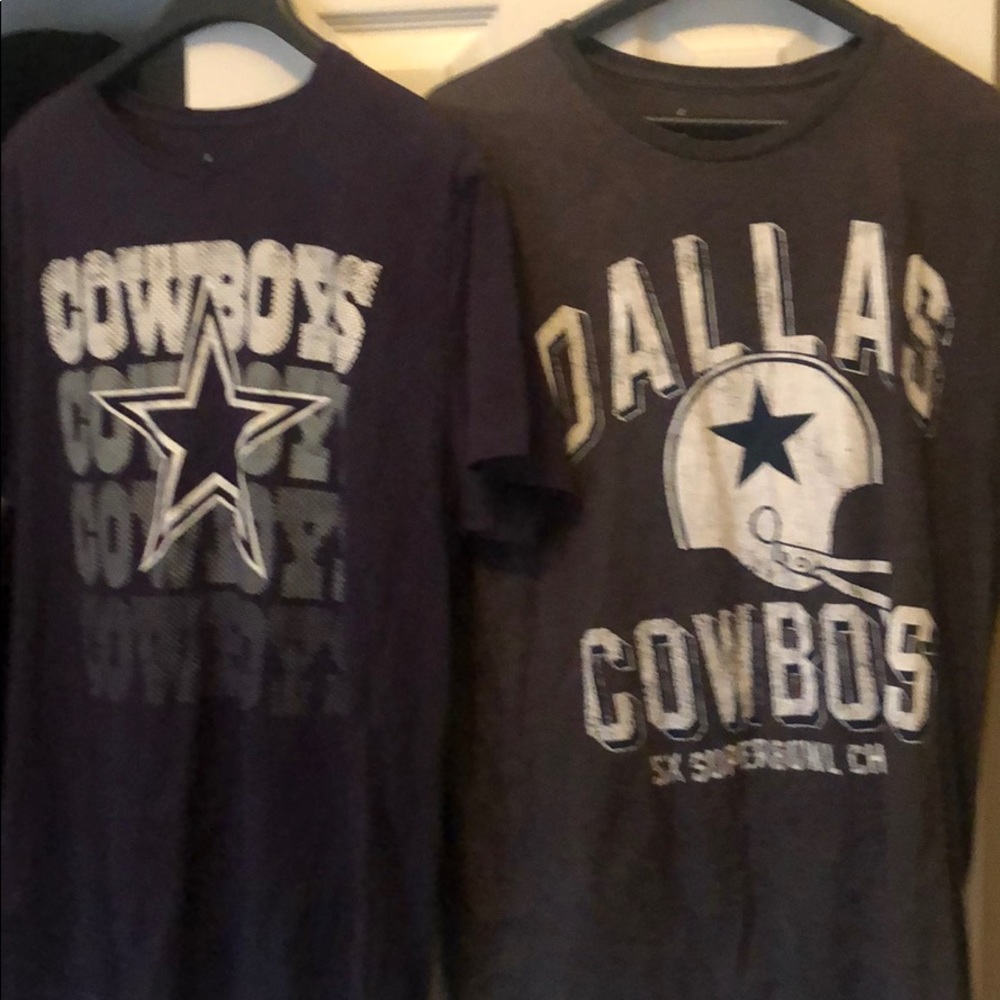 Practically NEW Cowboys tees! Each worn once!